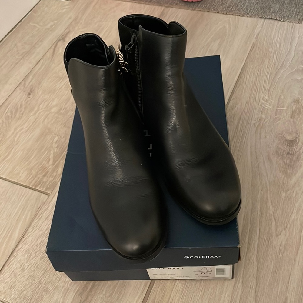 Cole haan short flat boots